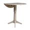 International Concepts Round 42 in Round Dual Drop Leaf Pedestal Table, 42.3 inH, Washed Gray Taupe, 42 W, 42 L, 42.3 in H K09-42DPT-27B-6B-2 - alternate 3